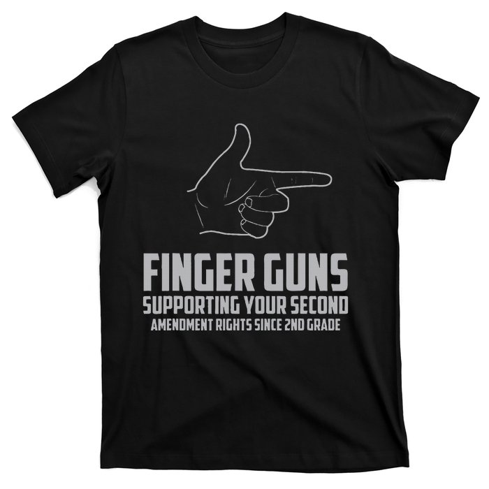 Finger Guns Supporting Your 2nd Amendment Rights T-Shirt