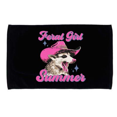 Feral Girl Summer Opossum Microfiber Hand Towel