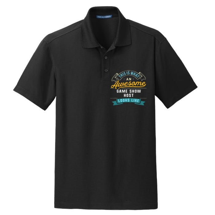 Funny Game Show Hos Awesome Job Occupation Graduation Dry Zone Grid Polo