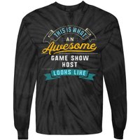 Funny Game Show Hos Awesome Job Occupation Graduation Tie-Dye Long Sleeve Shirt