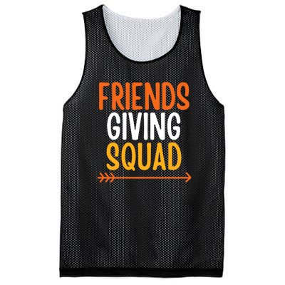 Friends Giving Squad Funny Mesh Reversible Basketball Jersey Tank