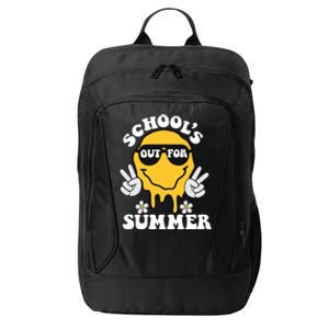 Funny Groovy Schools Out For Summer Graduation Teacher City Backpack