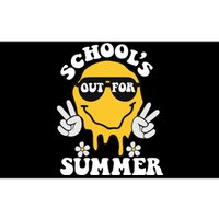 Funny Groovy Schools Out For Summer Graduation Teacher Bumper Sticker