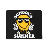 Funny Groovy Schools Out For Summer Graduation Teacher Mousepad