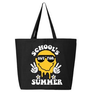 Funny Groovy Schools Out For Summer Graduation Teacher 25L Jumbo Tote