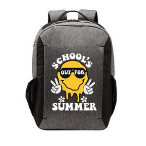 Funny Groovy Schools Out For Summer Graduation Teacher Vector Backpack