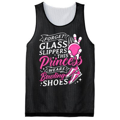 Forget Glass Slippers This Princess Wears Bowling Shoes Meaningful Gift Mesh Reversible Basketball Jersey Tank