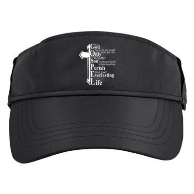 For God So Loved The World That He Gave Adult Drive Performance Visor