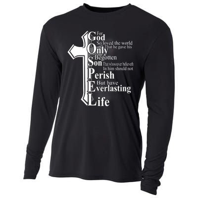 For God So Loved The World That He Gave Cooling Performance Long Sleeve Crew