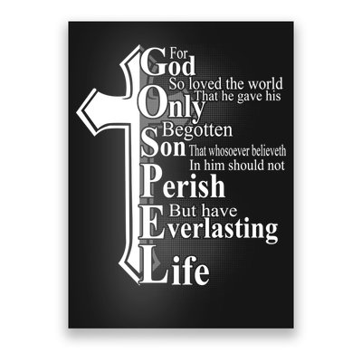 For God So Loved The World That He Gave Poster