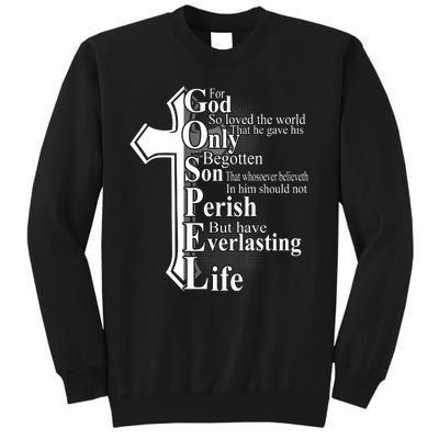 For God So Loved The World That He Gave Tall Sweatshirt