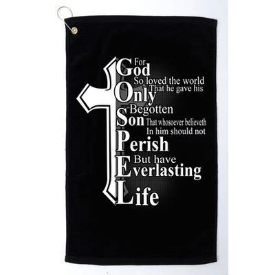 For God So Loved The World That He Gave Golf Towel
