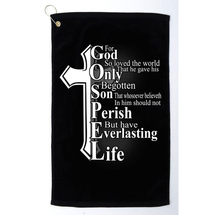 For God So Loved The World That He Gave Golf Towel