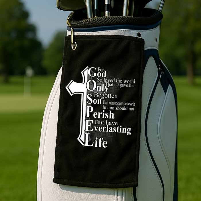 For God So Loved The World That He Gave Golf Towel