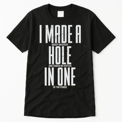 Funny Golf Shirts For Men Women Hole In One Golf Tall T-Shirt