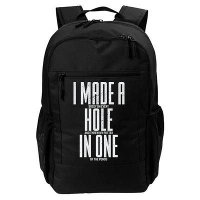 Funny Golf Shirts For Men Women Hole In One Golf Backpack