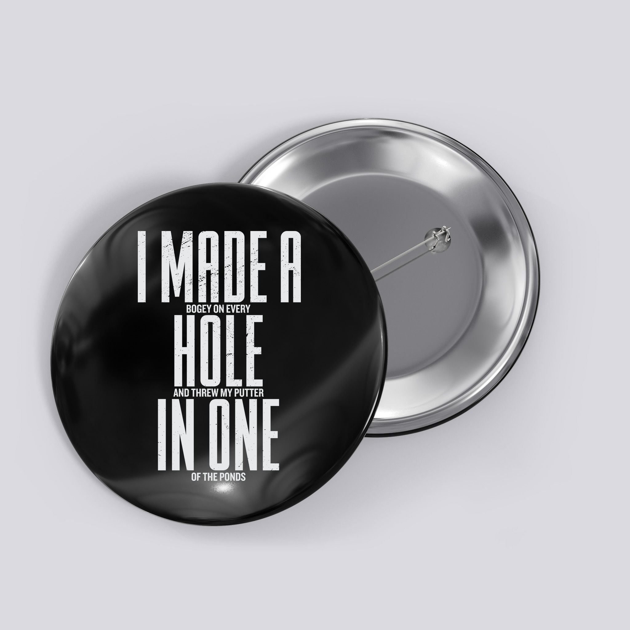 Funny Golf Shirts For Men Women Hole In One Golf Button