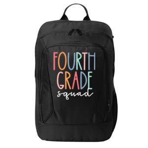 Fourth Grade Squad 4th Teacher Crew Back To School Team City Backpack