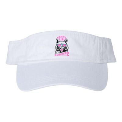 Feral Girl Summer Raccoon Vintage Visor