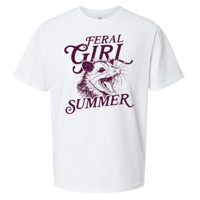 Feral Girl Summer Opossum Vintage Sueded Cloud Jersey T-Shirt