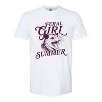 Feral Girl Summer Opossum Vintage Softstyle CVC T-Shirt