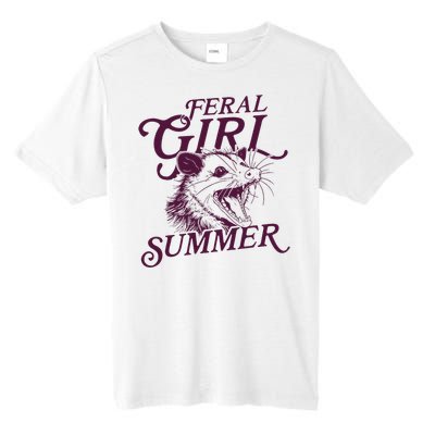 Feral Girl Summer Opossum Vintage Tall Fusion ChromaSoft Performance T-Shirt