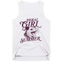 Feral Girl Summer Opossum Vintage Tank Top