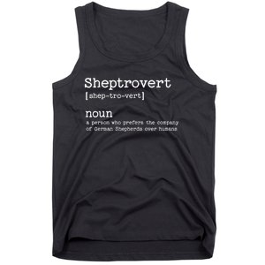 Funny German Shepherd Dog Tank Top