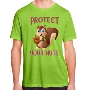 Food Gift Squirrel Protect Your Nuts Squirrel Adult ChromaSoft Performance T-Shirt