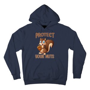 Food Gift Squirrel Protect Your Nuts Squirrel Hoodie