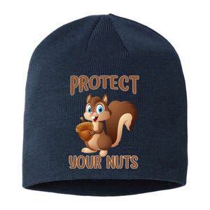 Food Gift Squirrel Protect Your Nuts Squirrel Sustainable Beanie