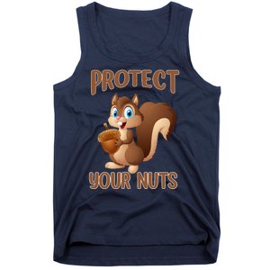 Food Gift Squirrel Protect Your Nuts Squirrel Tank Top