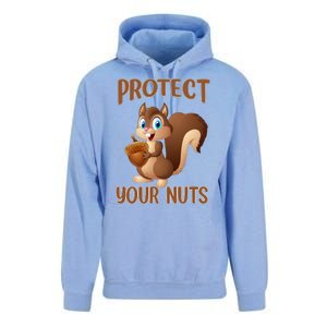 Food Gift Squirrel Protect Your Nuts Squirrel Unisex Surf Hoodie