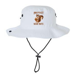 Food Gift Squirrel Protect Your Nuts Squirrel Legacy Cool Fit Booney Bucket Hat