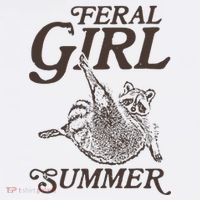 Feral Girl Summer Raccoon Vintage Flatbill Hat