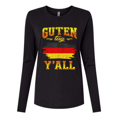 Funny German Saying Quote Joke Germany Flag Womens Cotton Relaxed Long Sleeve T-Shirt