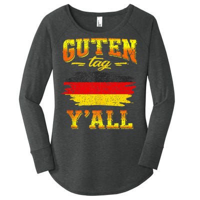 Funny German Saying Quote Joke Germany Flag Women's Perfect Tri Tunic Long Sleeve Shirt