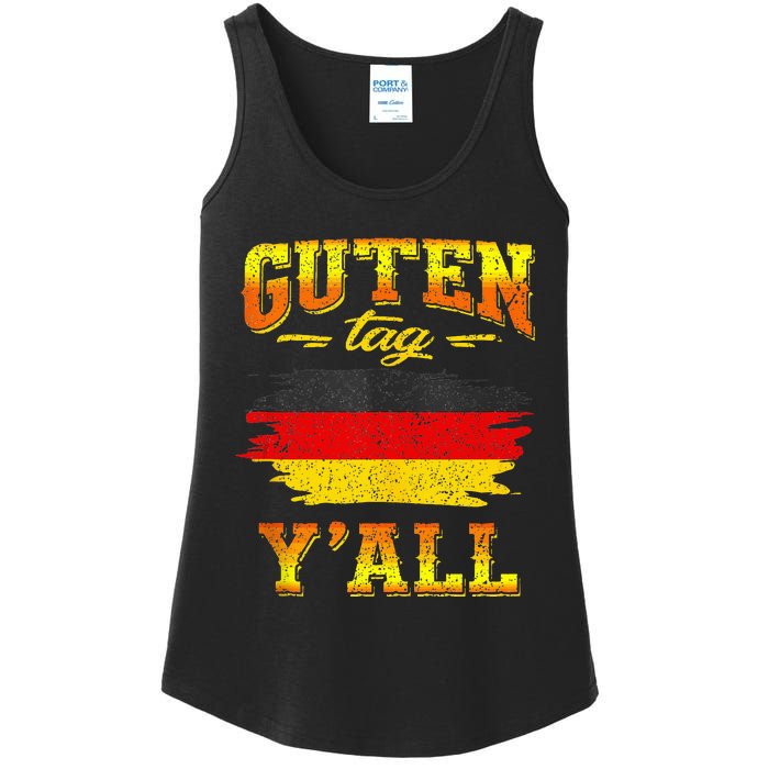 Funny German Saying Quote Joke Germany Flag Ladies Essential Tank