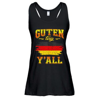 Funny German Saying Quote Joke Germany Flag Ladies Essential Flowy Tank