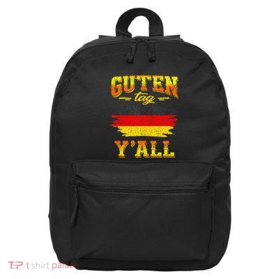 Funny German Saying Quote Joke Germany Flag 16 in Basic Backpack