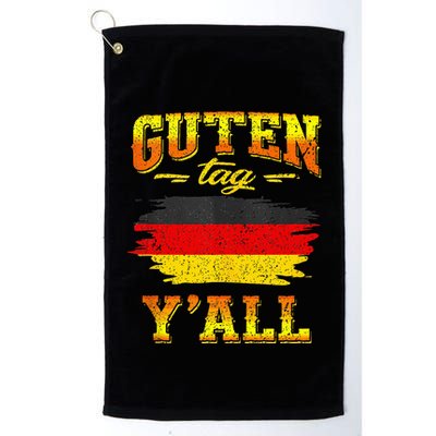 Funny German Saying Quote Joke Germany Flag Golf Towel