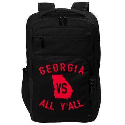 Funny Georgia Shirt Georgia Vs All Y'all Impact Tech Backpack