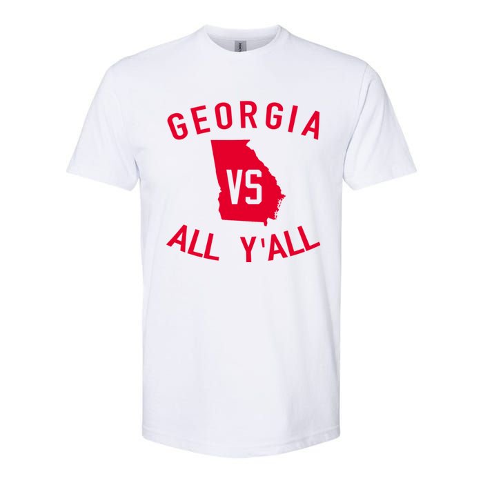 Funny Georgia Shirt Georgia Vs All Y'all Softstyle CVC T-Shirt