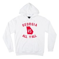 Funny Georgia Shirt Georgia Vs All Y'all Hoodie