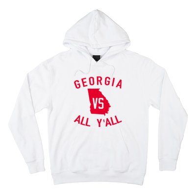 Funny Georgia Shirt Georgia Vs All Y'all Hoodie