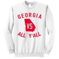 Funny Georgia Shirt Georgia Vs All Y'all Sweatshirt