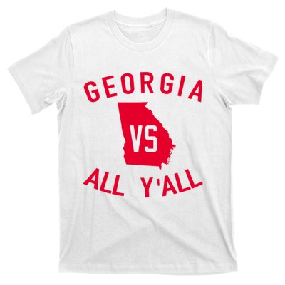 Funny Georgia Shirt Georgia Vs All Y'all T-Shirt