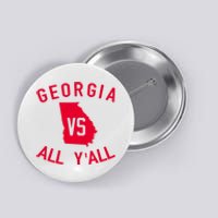 Funny Georgia Shirt Georgia Vs All Y'all Button