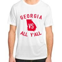 Funny Georgia Shirt Georgia Vs All Y'all Adult ChromaSoft Performance T-Shirt