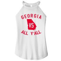 Funny Georgia Shirt Georgia Vs All Y'all Women's Perfect Tri Rocker Tank